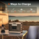 SolarPlay Q2501 2400W 2160Wh LiFePO4 Battery Backup Power Station with 4 AC Outlets, Peak 4800W, for Home Emergency or Camping Use - Image 2