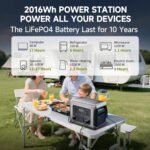 ALLPOWERS R2500 Portable Power Station 2500W, 2016Wh LiFePO4 Battery with 30A RV Outlet, Solar Generator for Home Backup, Camping, Outdoor, Emergency - Image 3