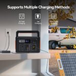 Flashfish Portable Power Station 400W with 100W Solar Panel, Solar Generator 800W Peak AC Output for Camping, Home Backup, Emergency, Outdoor - Image 7