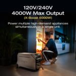 EF EcoFlow DELTA Pro 3 Portable Power Station, 4096Wh LFP Battery, Expandable to 48kWh, 120/240V 4000W AC Output,Solar Generator for Home Use, Camping Accessori - Image 2
