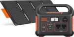 Jackery Solar Generator 300 with 40Wair Solar Panel, 290Wh Power Station,300W Pure Sine Wave AC Outlet for RV Outdoors Camping Travel Blackout