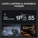 EF EcoFlow Solar Generator DELTA 3 with 220W Solar Panel, LFP(LiFePO4) Battery, Fast Charging, Portable Power Station for Home Backup Power, Camping & RVs - Image 7