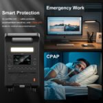 Solarplay 3600W (Peak 6600W) Portable Power Station 3840Wh LiFePO4 Battery UPS Solar Generator with 15 Outputs for Outdoor Home Backup Emergency - Image 5
