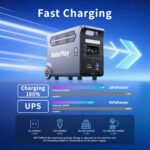 Solarplay 3600W (Peak 6600W) Portable Power Station 3840Wh LiFePO4 Battery UPS Solar Generator with 15 Outputs for Outdoor Home Backup Emergency - Image 6