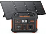 Jackery Solar Generator 500, 518Wh Outdoor Solar Generator Mobile Lithium Battery Pack with Solar Saga 100W air for Road Trip Camping, Outdoor Adventure