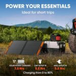 Jackery Solar Generator 500, 518Wh Outdoor Solar Generator Mobile Lithium Battery Pack with Solar Saga 100W air for Road Trip Camping, Outdoor Adventure - Image 3