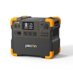 PECRON E2400LFP 2048Wh/2400W Massive Capacity Portable Power Station with 12 Output Ports 3×2400W AC Outputs Solar Generator BMS LiFePO4 Battery for Outdoor Cam - Image 2