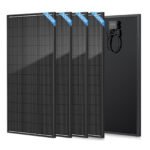 ECO-Baeerss 1200W Monocrystalline Solar Panels, 24.6% High-Efficiency, Solar Panel for RV Camping Home, 4-Pack 300W