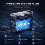 FOSSiBOT F3600 Pro 3840Wh Portable Power Station 3600Wh Capacity,Solar Generator,3600W AC Output for Outdoor Camping,Home Backup,Emergency,RV,off-Grid - Image 5