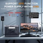 Solarplay 2400W(4800W Peak) Solar Generator, with 400W Solar Panel,2160Wh Portable LiFePO4 Battery Power Station for Camping Home Backup RV - Image 8