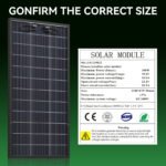 ECO-Baeerss Bifacial Monocrystalline Solar Panel, 4 Pack 300W, 18BB N-Type, 25% High-Efficiency, Solar Panel for Power Station, RV, Cabin, Off-Grid Applications - Image 8