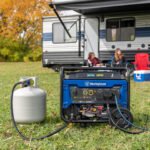 Westinghouse 4650 Peak Watt Dual Fuel Portable Generator, Remote Electric Start, RV Ready Outlet, CO Sensor - Image 2