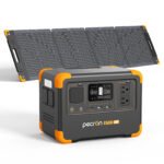 PECRON E500LFP 576Wh/600W Portable Power Station With 100W Solar Panel UPS Function APP Control, LiFePO4 Battery Solar Generator For Home Emergency, Camping Tra