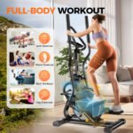 UPGO Pro Cardio Climber Stepping Elliptical Machine, 3 in 1 Elliptical, Total Body Fitness Cross Trainer with Hyper-Quiet Magnetic Drive System - Image 5