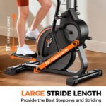 UPGO Pro Cardio Climber Stepping Elliptical Machine, 3 in 1 Elliptical, Total Body Fitness Cross Trainer with Hyper-Quiet Magnetic Drive System - Image 7