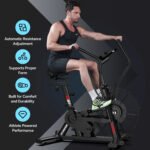 LNOW Commercial Built-in Bluetooth Fan Exercise Bike, Adjustable Air Resistance with Dual-Action Handlebars, Heavy Duty Indoor Cycling Bike for Home Gym Trainin - Image 7