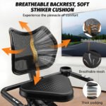 LNOW Magnetic Build-in Bluetooth Recumbent Exercise Bike with Adjustable and Comfortable Seat, Light Commercial Stationary Bike with Arm Workout for Adult/Senio - Image 4