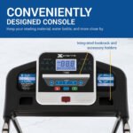 XTERRA Fitness TR200 Folding Treadmill: Xtrasoft Cushioned Deck, 5.5" LCD Display, 3 Manual Incline Levels - Image 3