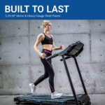 XTERRA Fitness TR200 Folding Treadmill: Xtrasoft Cushioned Deck, 5.5" LCD Display, 3 Manual Incline Levels - Image 4