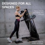 XTERRA Fitness TR200 Folding Treadmill: Xtrasoft Cushioned Deck, 5.5" LCD Display, 3 Manual Incline Levels - Image 5