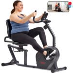Sunny Health & Fitness Heavy-Duty Recumbent Smart Bike, Home Bicycle Exercise for Adult-Seniors & Free SunnyFit® App Membership - SF-RB4616SMART