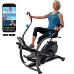 Teeter FreeStep LT3 Recumbent Cross Trainer Stepper, Zero-Impact Exercise Bike, Free App w/Trainer Workouts