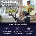 Teeter FreeStep LT3 Recumbent Cross Trainer Stepper, Zero-Impact Exercise Bike, Free App w/Trainer Workouts - Image 4
