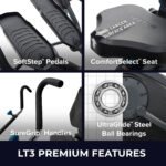 Teeter FreeStep LT3 Recumbent Cross Trainer Stepper, Zero-Impact Exercise Bike, Free App w/Trainer Workouts - Image 6