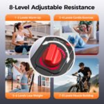 Cycool Workout Home Cycling Recumbent Exercise Bike Fitness Cardio Elliptical Indoor Cycling Bike Magnetic Resistance - Image 3
