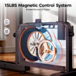 Cycool Workout Home Cycling Recumbent Exercise Bike Fitness Cardio Elliptical Indoor Cycling Bike Magnetic Resistance - Image 6