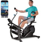 Teeter FreeStep LT1 Recumbent Cross Trainer Stepper, Zero-Impact Exercise Bike, Free App w/Trainer Workouts