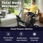 Teeter FreeStep LT1 Recumbent Cross Trainer Stepper, Zero-Impact Exercise Bike, Free App w/Trainer Workouts - Image 6