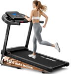 3.0 HP Folding Treadmill for Home with 0-15% Auto Incline,330-440lbs Capacity Portable Treadmill Compact Foldable Walking Pad Treadmills with 7.5 MPH Speed - Image 2
