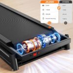 3.0 HP Folding Treadmill for Home with 0-15% Auto Incline,330-440lbs Capacity Portable Treadmill Compact Foldable Walking Pad Treadmills with 7.5 MPH Speed - Image 8