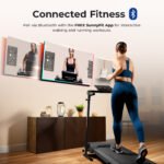 Sunny Health & Fitness Easy Assembly Foldable Treadmill w Free SunnyFit® App Membership - SF-T7610SMART - Image 4
