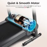 Sunny Health & Fitness Easy Assembly Foldable Treadmill w Free SunnyFit® App Membership - SF-T7610SMART - Image 5