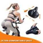 UPGO Indoor Cycling Stationary Exercise Bike for Home with 330LBS Capacity and Comfortable Seat Cushion, Silent Belt Drive, iPad Holder, - Image 5