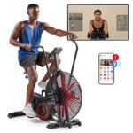 Sunny Health & Fitness Leg + Arm Cardio Air Bike, 330LB Capacity, Indoor Fan Cycling Trainer, w Smart Bluetooth & FREE SunnyFit® App -SF-B223018 - Image 3