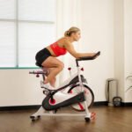 Sunny Health & Fitness 40lb Flywheel Belt Drive Indoor Cycle Bike w/ Clipped Pedals - SF-B1509 - Image 4