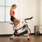 Sunny Health & Fitness 40lb Flywheel Belt Drive Indoor Cycle Bike w/ Clipped Pedals - SF-B1509 - Image 5