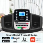 SereneLife Foldable Home Fitness Equipment with LCD for Walking & Running - Cardio Exercise Machine, Speed Range up to ‎6 mph - Image 4