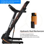 SEGMART Electric Foldable Treadmill w/3 Manual Adjustable Incline, 16.5'' Wide Tread Belt Treadmills for Home, Digital Exercise Machine with 14.8 KM/h Max Speed - Image 7