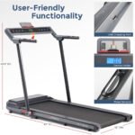 Sunny Health & Fitness Pegasus SF-T722054 Smart Treadmill - Image 2