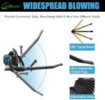 Backpack Leaf Blower, 75.6CC 4 Stroke Gas Powered Leaf Blower, with 498ft ³/s Powerful Blowing, 1.9L Large Fuel Tank Cordless Blower for Yard, Garden, Lawn Care - Image 7