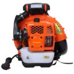 Backpack Leaf Blower Gas Powered 80CC, Up to 900CFM, 25:1 Oil Mix, Powerful Cordless Leaf Blower, , for Lawn Care Yard Dust Debris (Orange) - Image 3