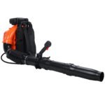 Backpack Leaf Blower Gas Powered 80CC, Up to 900CFM, 25:1 Oil Mix, Powerful Cordless Leaf Blower, , for Lawn Care Yard Dust Debris (Orange) - Image 5