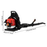 Mohsoe 700CFM Ultra-Strong Backpack Leaf Blower, 63.3CC Engine, 200MPH Wind Speed for All-Season Yard Care - Image 6