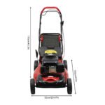 140cc High Wheel FWD Gas Walk Behind Self Propelled Lawn Mower 1.6L for almost all lawn planting for weeding - Image 2