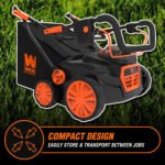 WEN 15" 20V Cordless Electric Dethatcher and Scarifier Walk-Behind Lawn Mower - Image 8
