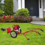 2-Stroke 49cc Freestanding Hand-Push Weeder 3-in-1 Gas Powered Walk-Behind Lawn Mower with Weeding Baffle - Image 3